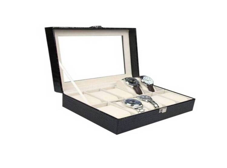 ORGANIZADOR PORTA RELOJES X10 BIOCUERO - 2