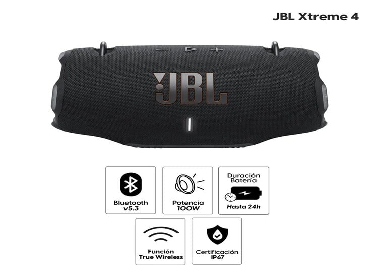PARLANTE BLUETOOTH JBL XTREME 4 NEGRO - 2
