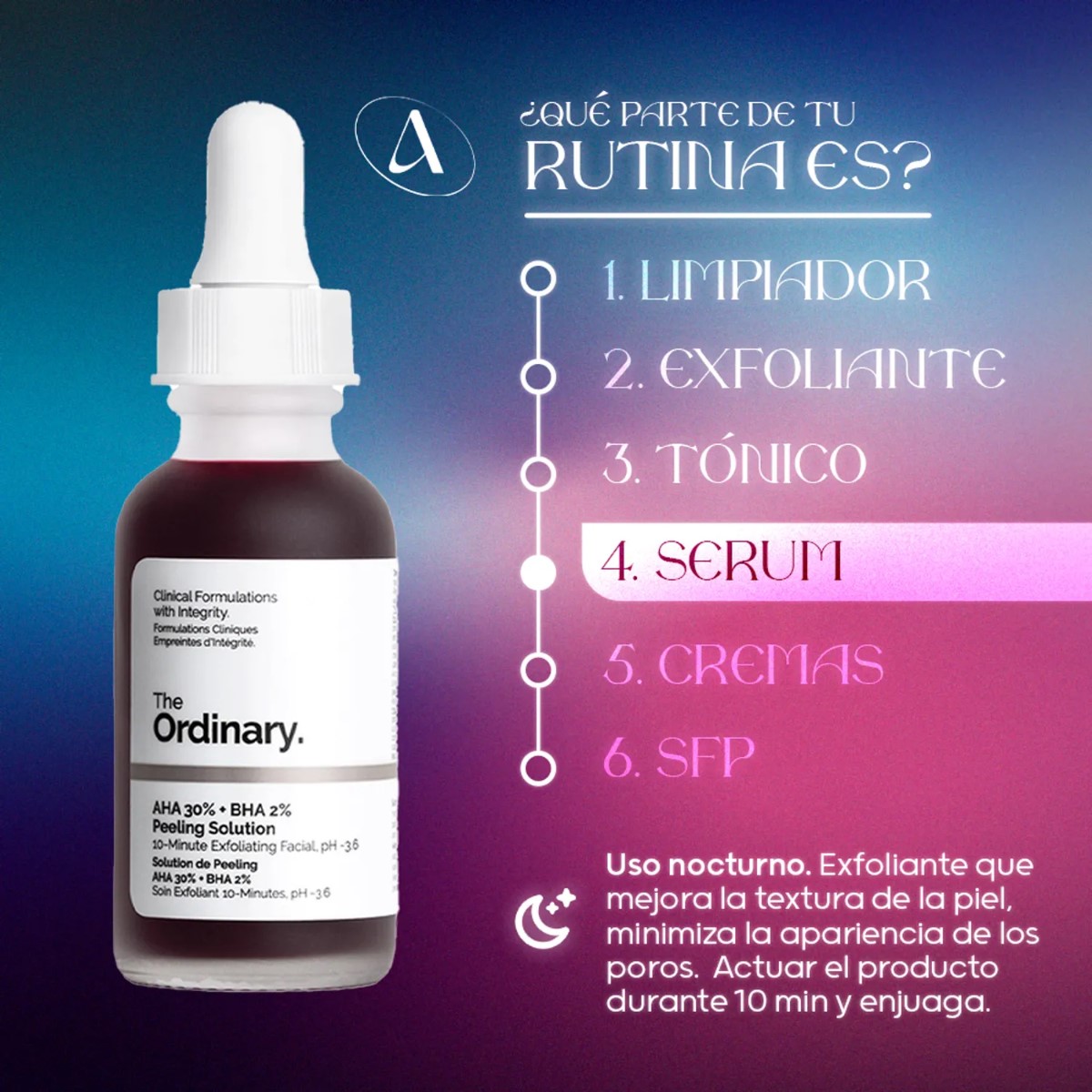 THE ORDINARY AHA 30% + BHA 2% PEELING SOLUTION 30 ML - 3