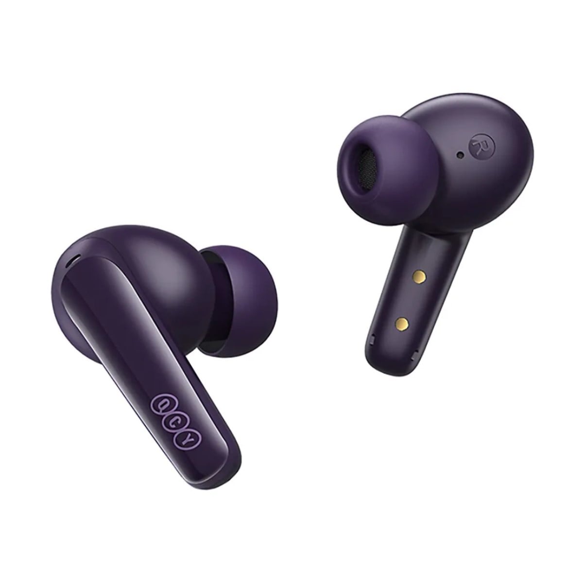 AUDÍFONOS QCY T13X BLUETOOTH 5.3 IPX5 TWS ENC - MORADO - 2
