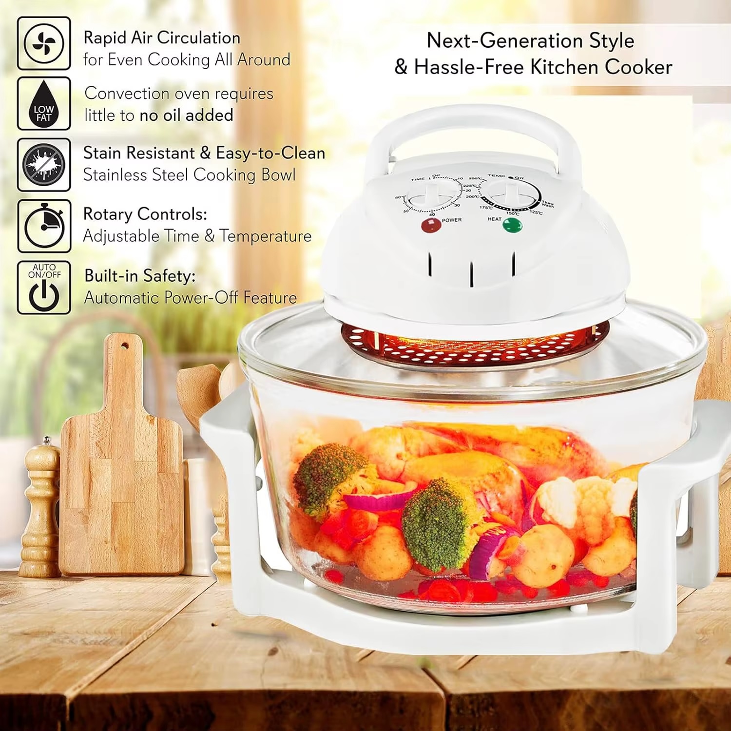 FREIDORA DE AIRE AIRF12L 12 L MANUAL 1300W - 5