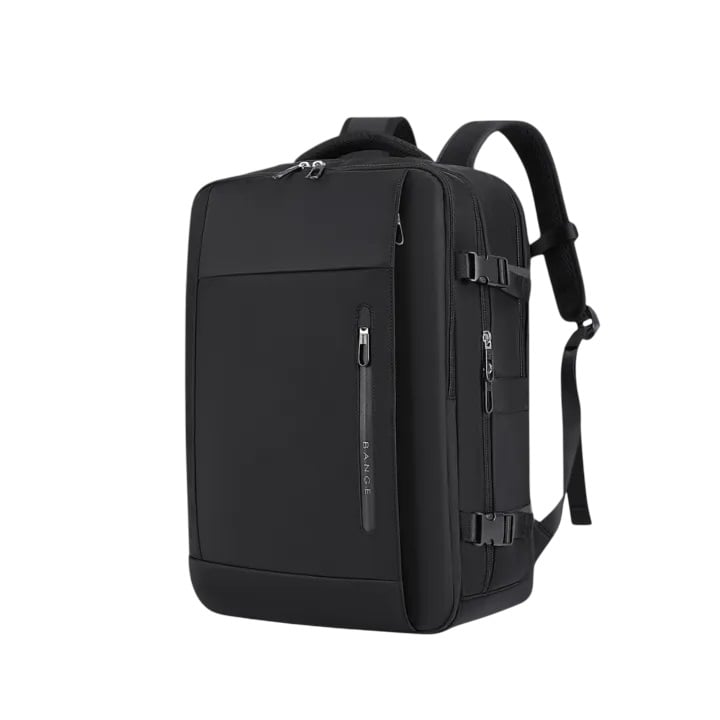 MOCHILA CABINERA PARA VIAJE COMPARTIMIENTO LAPTOP NEGRO - 1