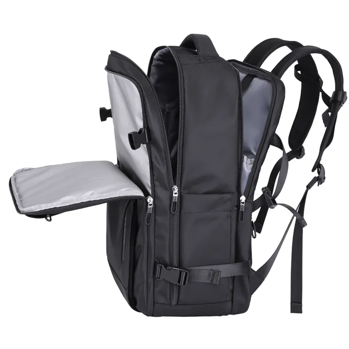 MOCHILA CABINERA PARA VIAJE COMPARTIMIENTO LAPTOP NEGRO - 5