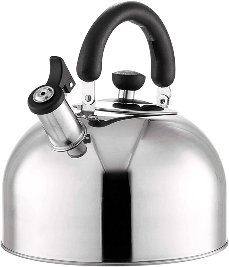TETERA 4 LITROS ACERO INOXIDABLE 304 CON SILBADOR - 1