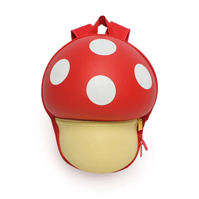 MOCHILA INFANTIL PARA NIÑOS EN FORMA DE HONGO SUPERCUTE - 1