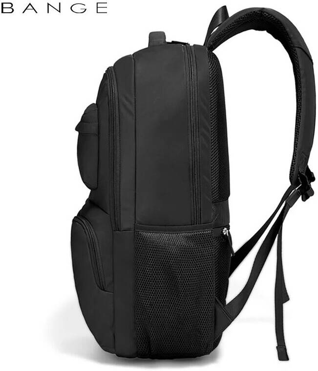 MOCHILA URBANA VIAJERA CABINERA COMPARTIMIENTO LAPTOP NEGRO - 3