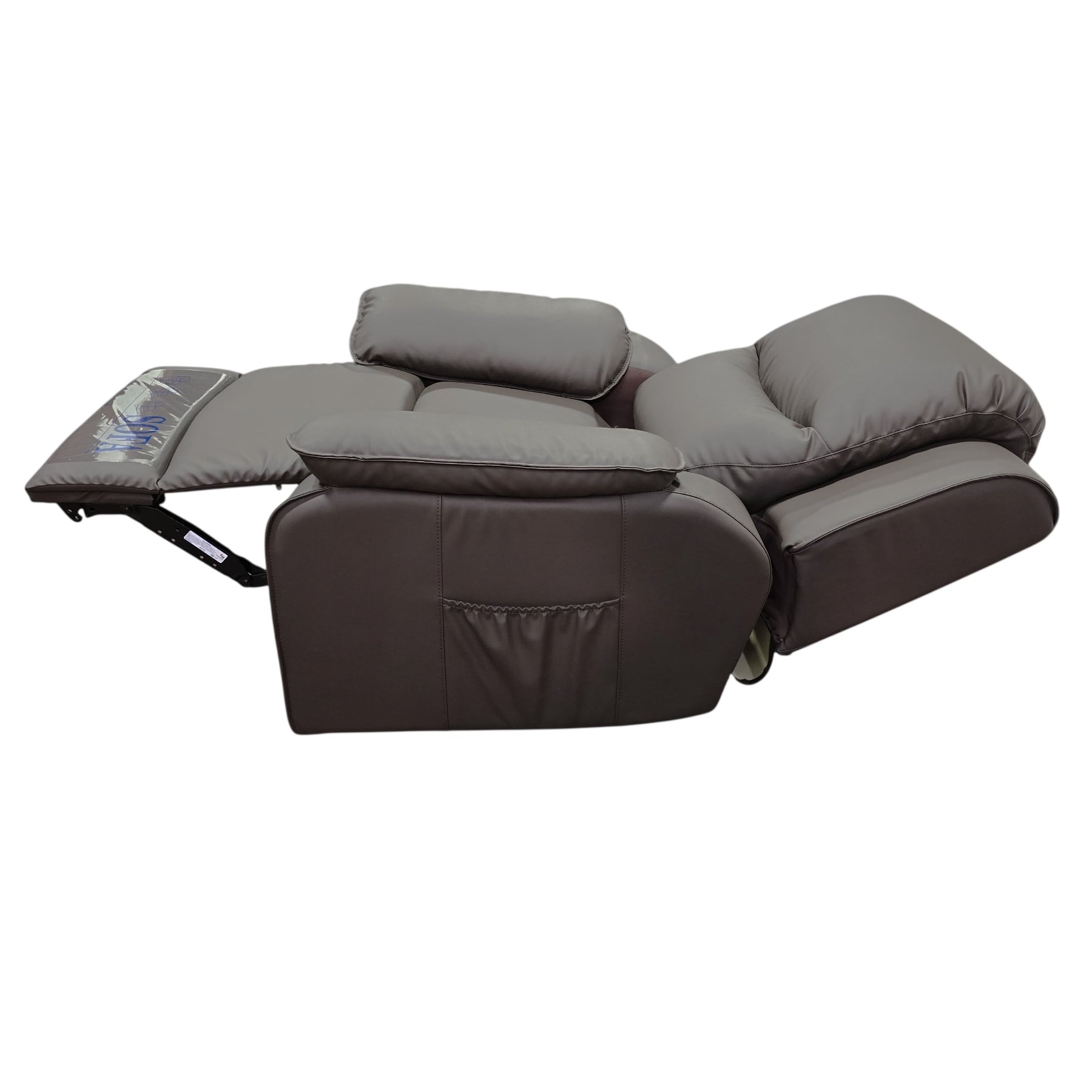SILLON BERGER RECLINABLE CON ELEVADOR ELECTRICO Y MASAJEADOR - MARRON - 5