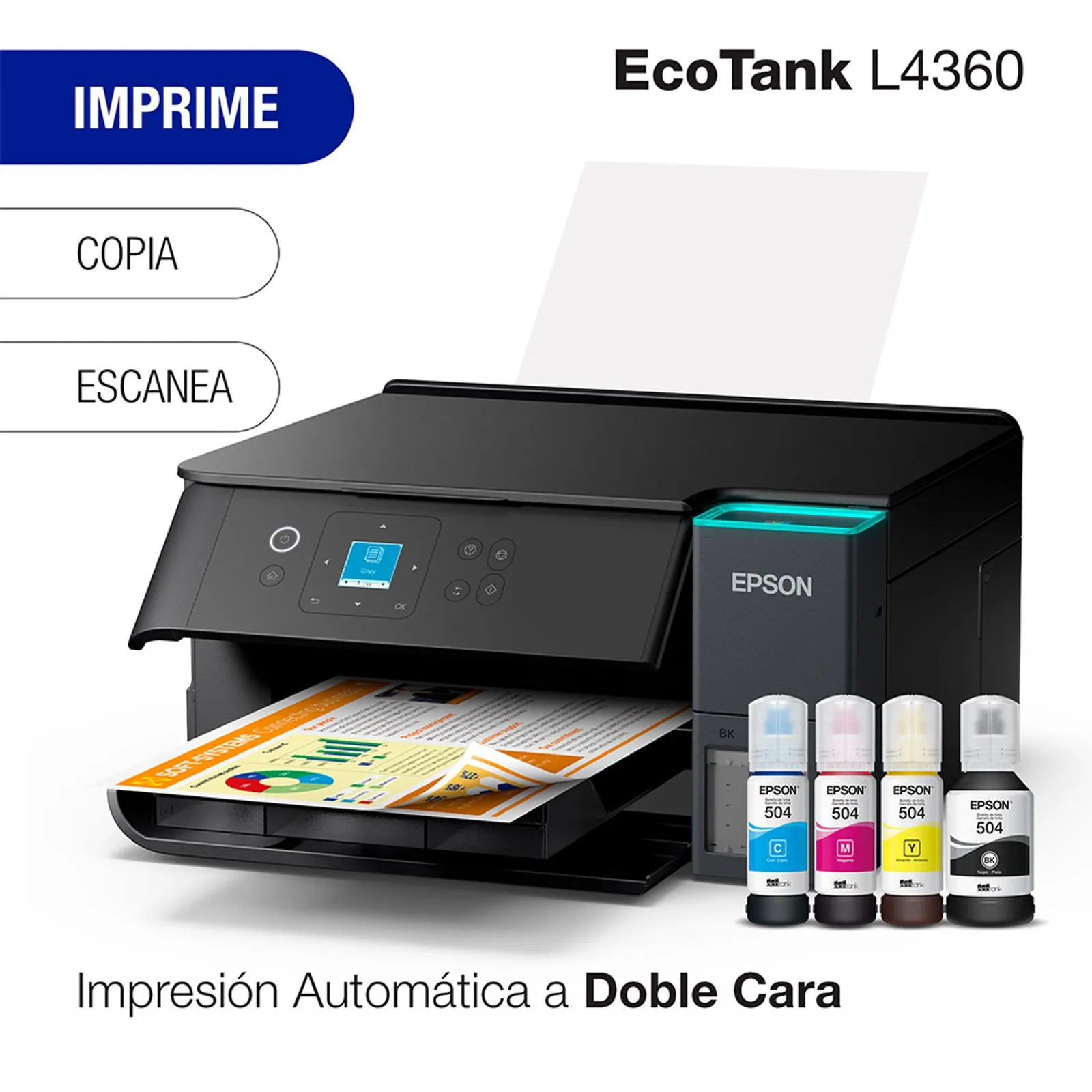 IMPRESORA MULTIFUNCIONAL 3 EN 1 ECONTANK L4360 DÚPLEX WIFI - 7