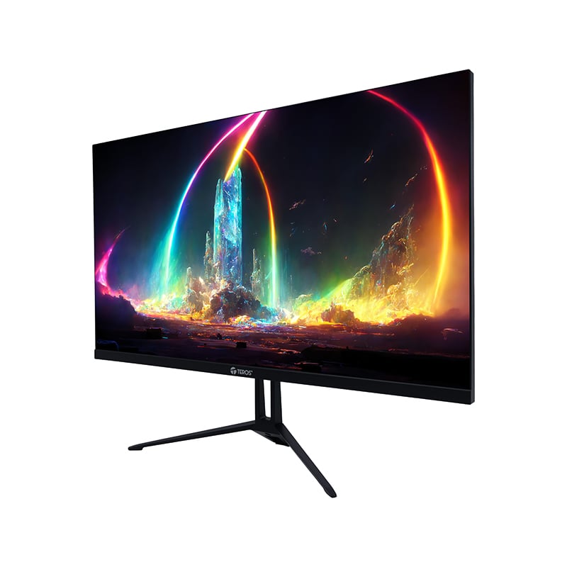 MONITOR PLANO TEROS TE-2714S 27' FHD IPS 144HZ 1MS HDMI DP AUDIO OUT PARLANTES NEGRO - 2