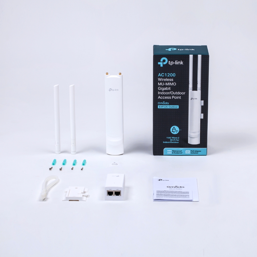 TP-LINK OMADA EAP225-OUTDOOR ACCESS POINT WIFI AC1200 GIGABIT POE IP65 MESH - 2
