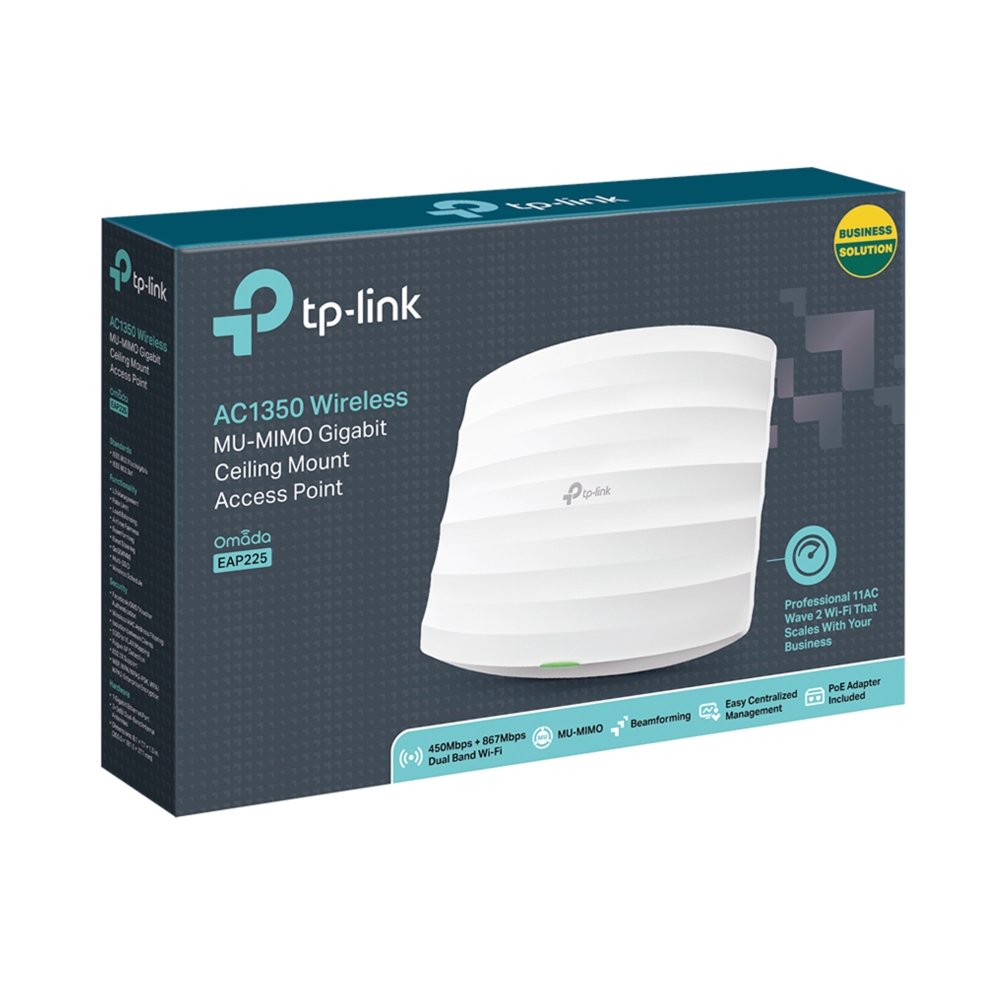 ACCESS POINT TP-LINK OMADA EAP225 AC1350 GIGABIT POE SDN - 1