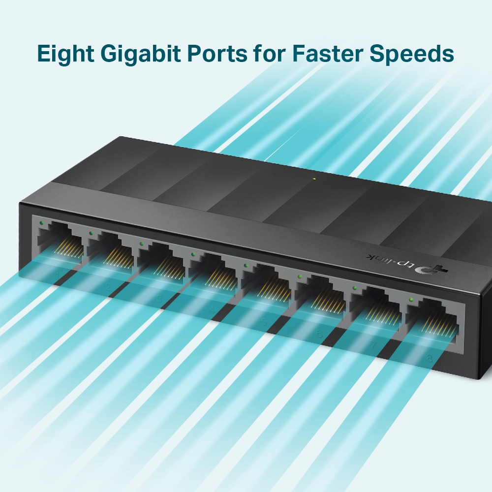 SWITCH TP-LINK LS1008G 8 PUERTOS GIGABIT - 3