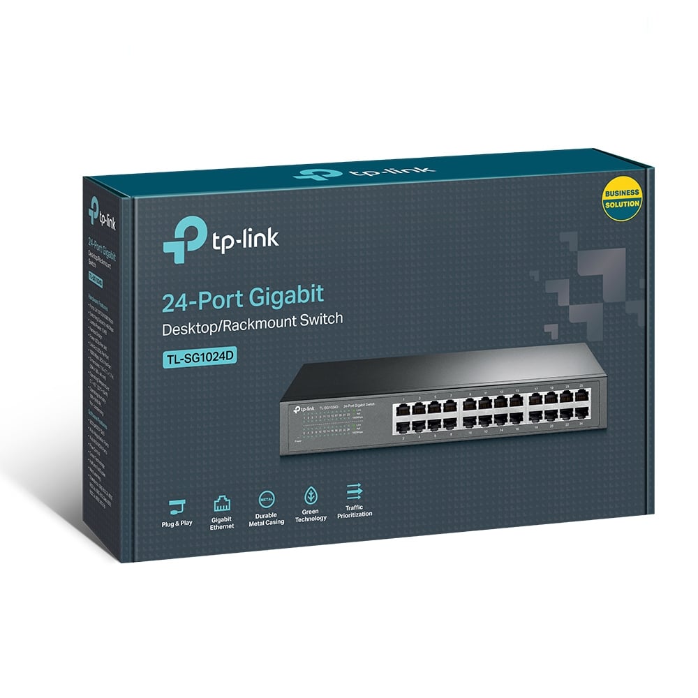 SWITCH TP-LINK TL-SG1024D 24 PUERTOS GIGABIT - 1