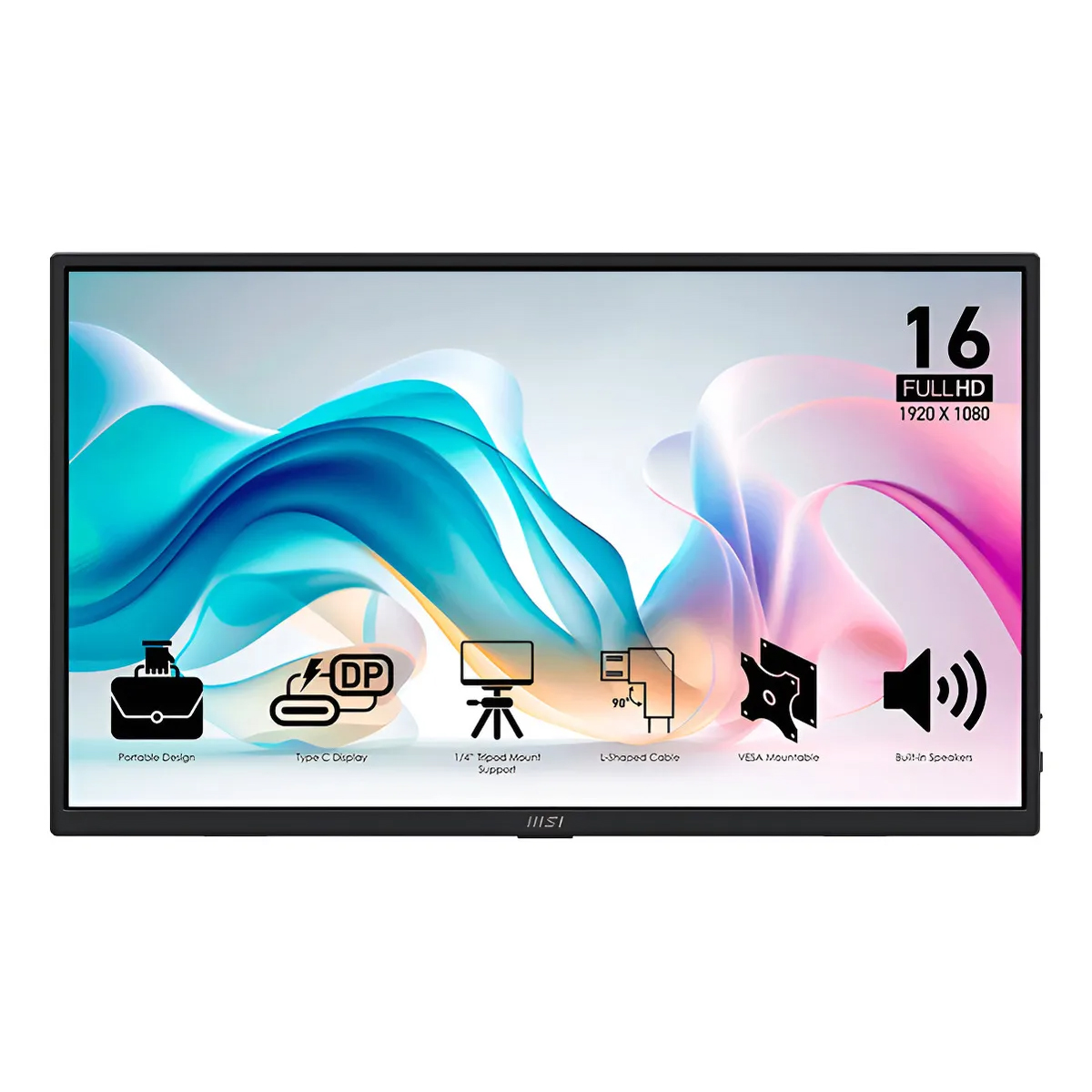 MONITOR PORTÁTIL MSI PRO MP165 E6 15.6' FHD IPS - 1