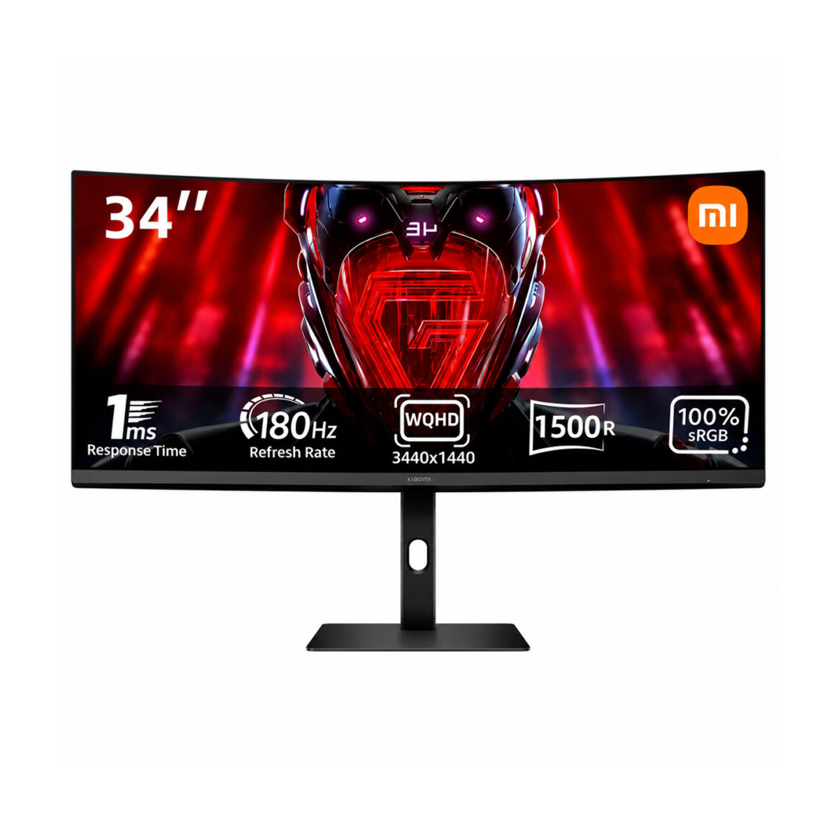 MONITOR XIAOMI G34WQI 34 PULGADAS CURVO WQHD 180HZ 1MS NEGRO - 6