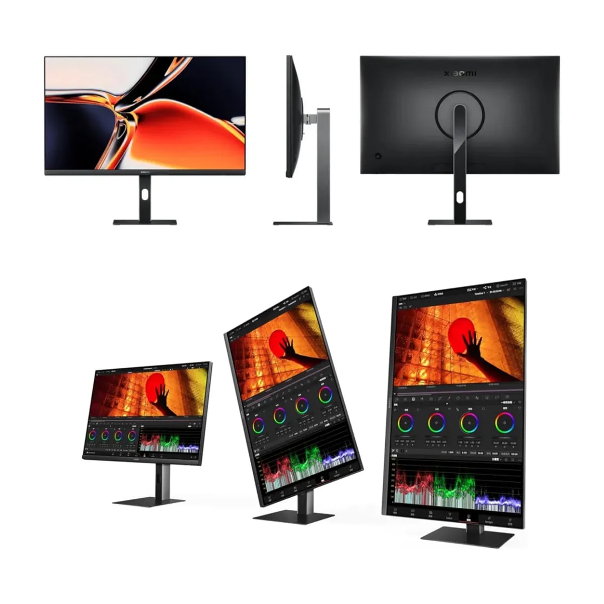 MONITOR XIAOMI A27UI 27 PULGADAS 4K UHD IPS USB-C 90W HDR NEGRO - 2
