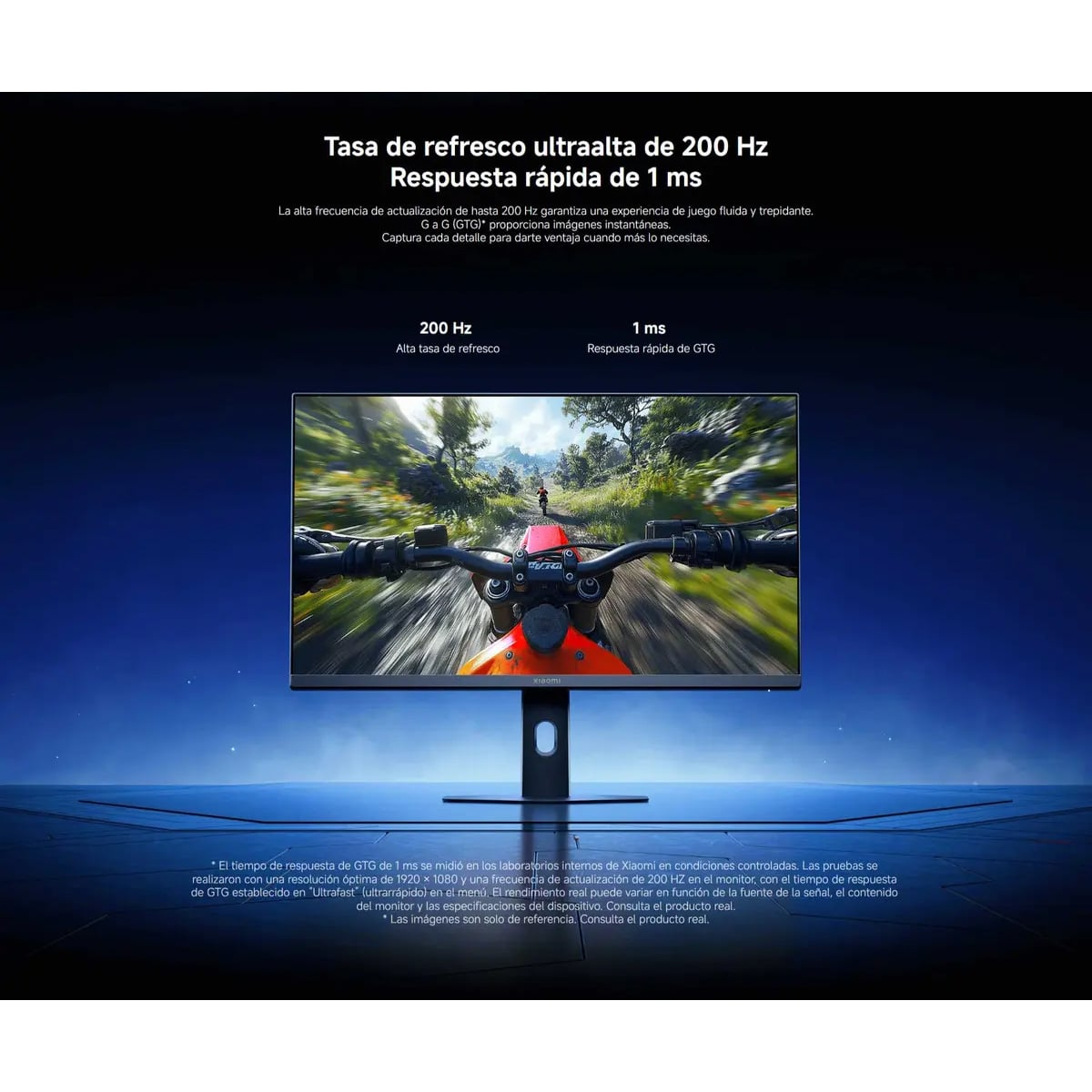 MONITOR XIAOMI G24I 2026 EU 24 PULGADAS FHD IPS 200HZ 1MS GAMING NEGRO - 2