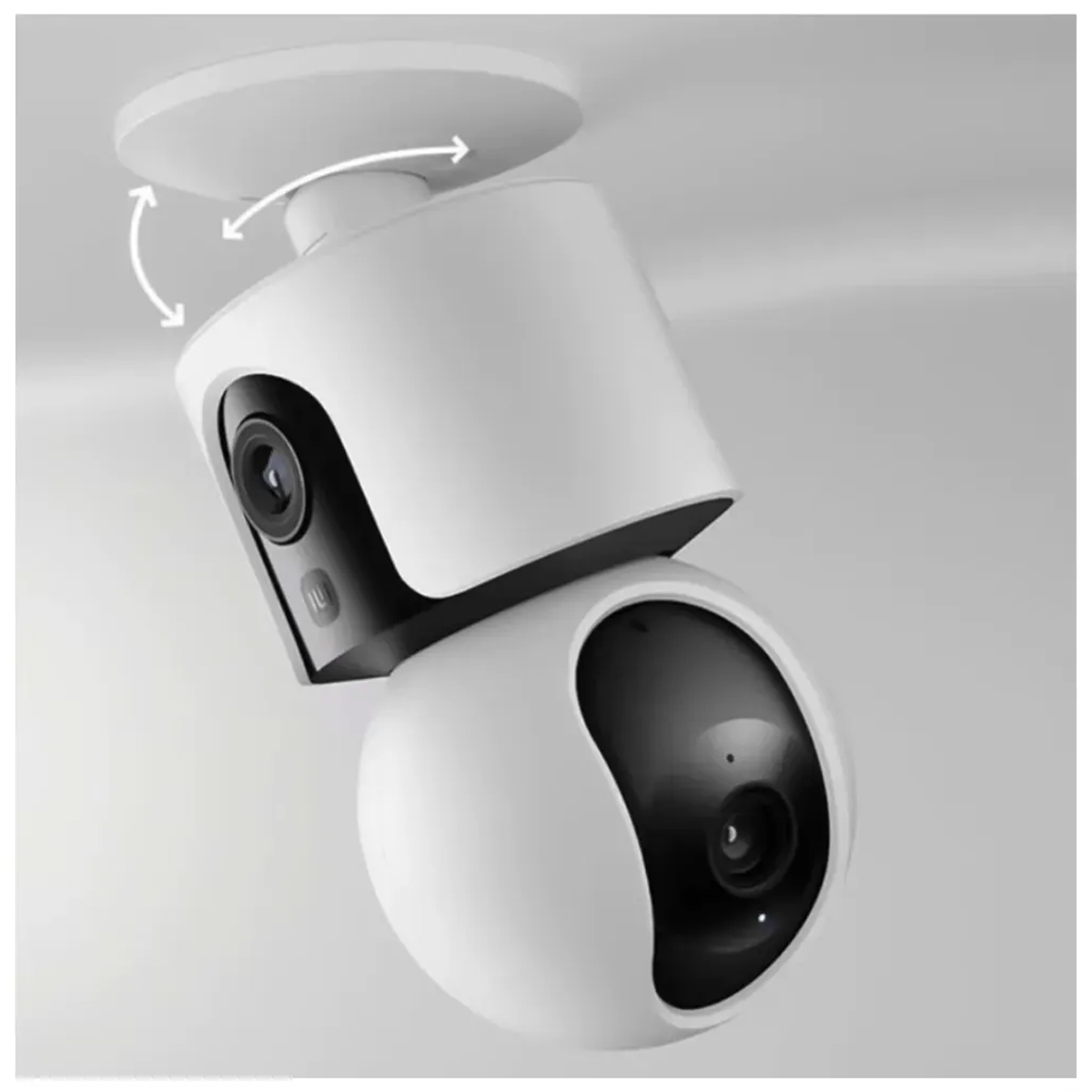 CÁMARA DE SEGURIDAD XIAOMI SMART CAMERA C300 DUAL EU IP WIFI INTERIOR DOBLE LENTE 3 MP BLANCO - 5