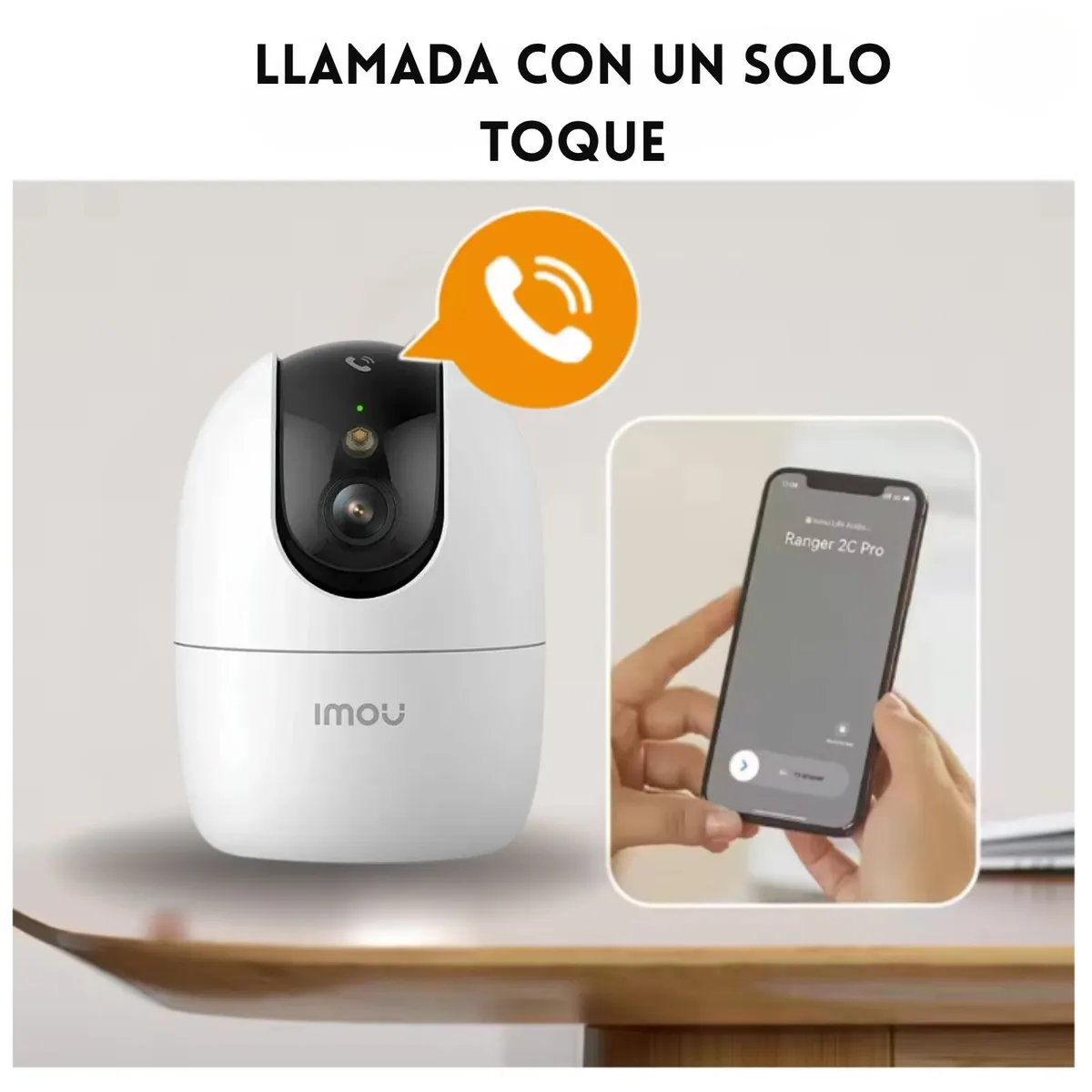 CÁMARA IMOU RANGER 2 PRO 5MP 3K IPC-S2EN-5R1S WIFI 6 DUAL BAND 2.4/5GHZ - 2