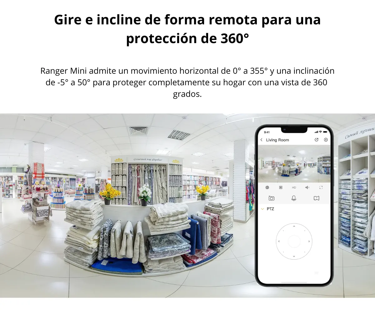 CÁMARA IMOU RANGER MINI 5MP 3K WIFI 6 BRACKET INTEGRADO 3.6MM - 4