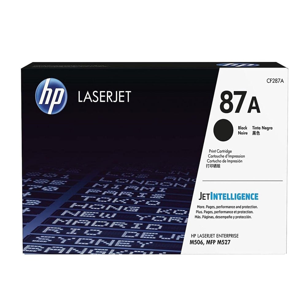 TONER HP 87A CF287A NEGRO L.J.E. M506 9K PAG - 1