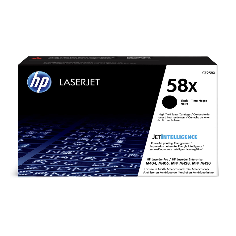 TONER HP 58X CF258X L.J.P M404 NEGRO 10K PAGINAS - 1