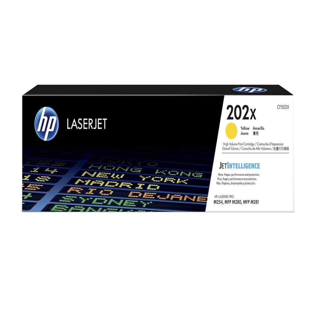 TONER HP 202X YELLOW (CF502X) LASERJET M254/M281 2500 PAG - 1
