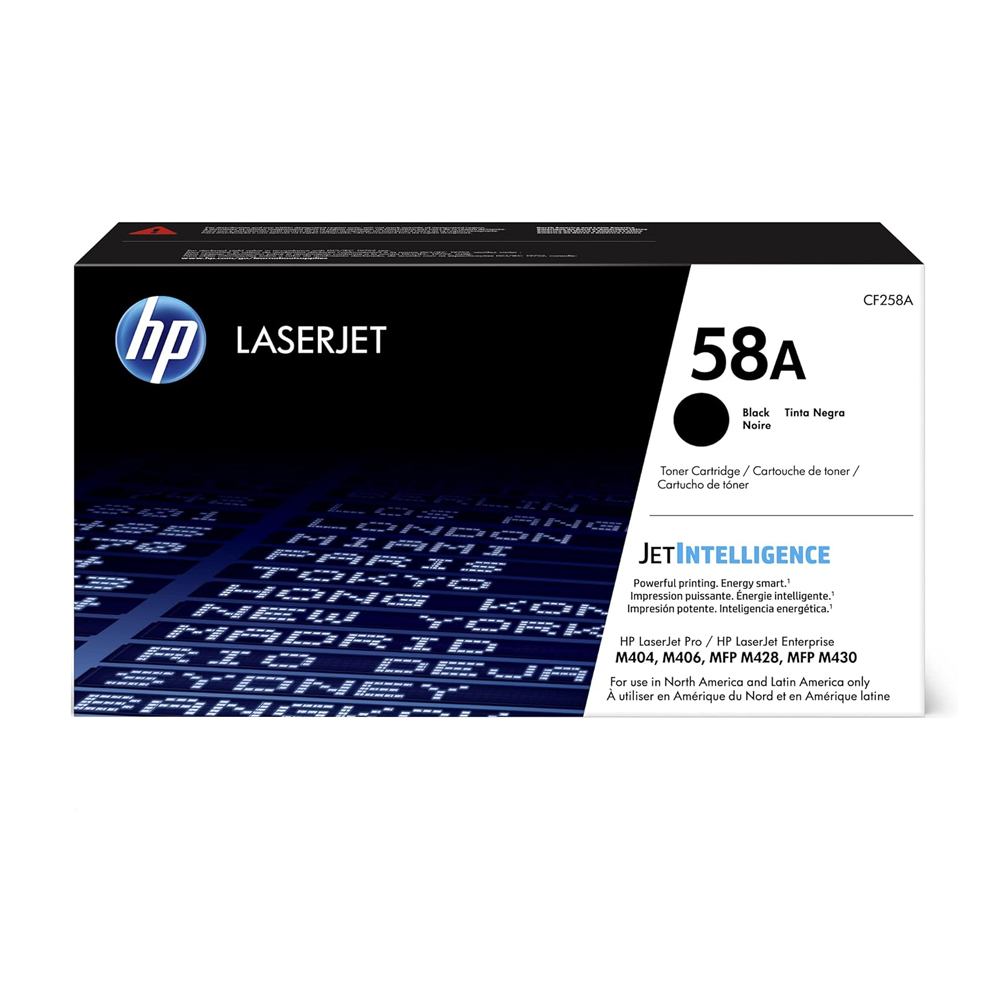 TONER HP 58A CF258A L.J.P M404 NEGRO 3000 MIL PAGINAS - 1