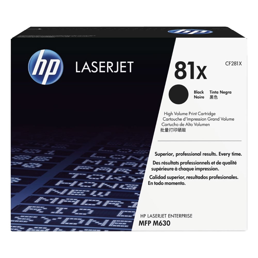 TONER HP 81X CF281X MFP M630/M604N NEGRO 25K PAG - 1