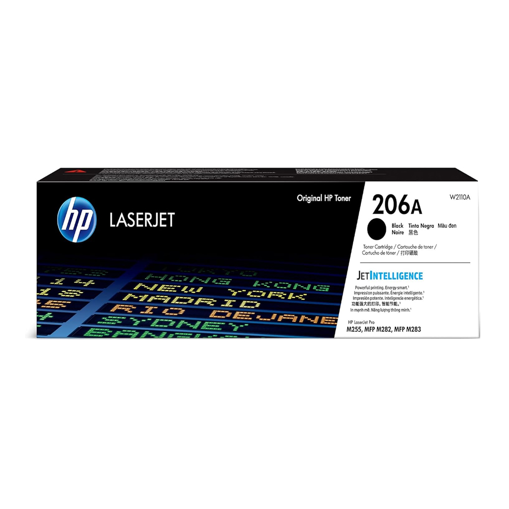 TONER HP 206A NEGRO (W2110A) LASERJET M255DW/M283FDW 1350 PAG - 1