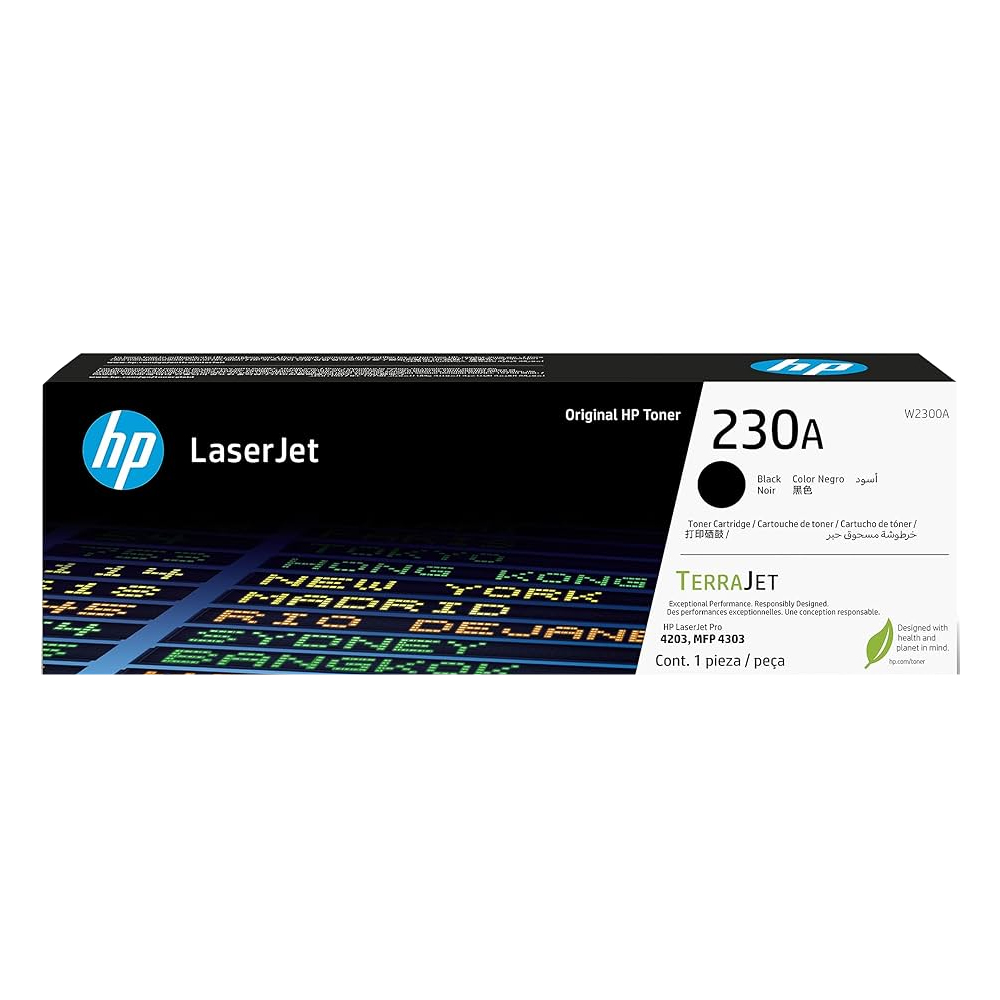 TONER HP 230A NEGRO (W2300A) LASERJET PRO 4303FDW/4203DW 2000 PAG - 1