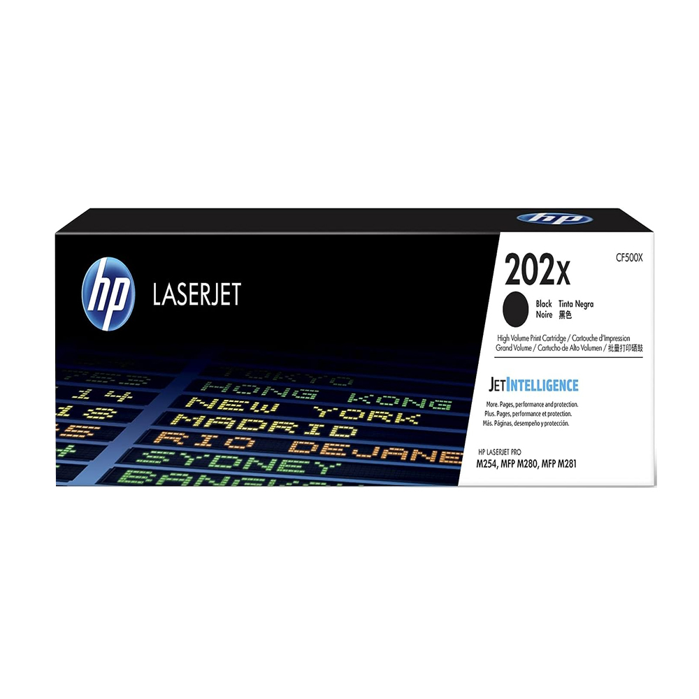 TONER HP 202X NEGRO (CF500X) LASERJET M254/M281 3200 PAG - 1