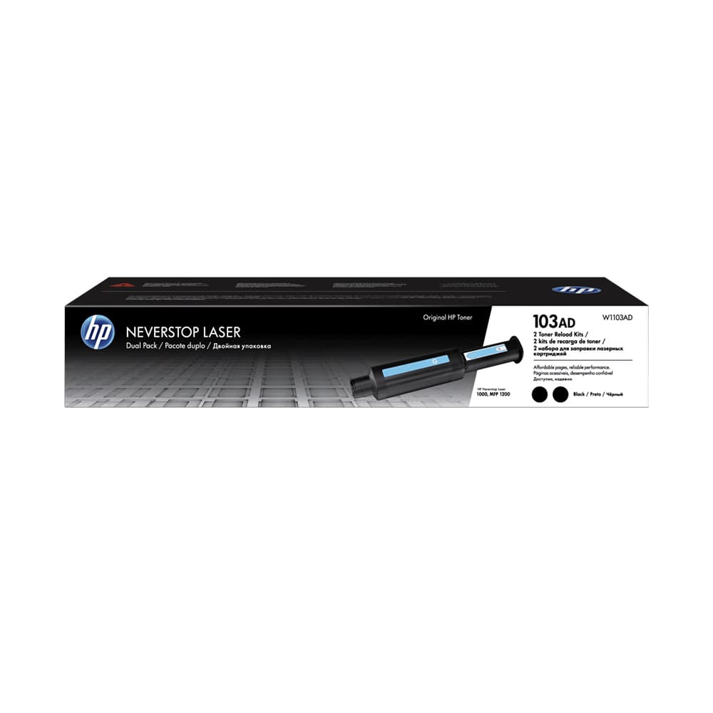TONER HP W1103AD 103AD N.S.L 1000 BLACK (PACK X 2) - 1