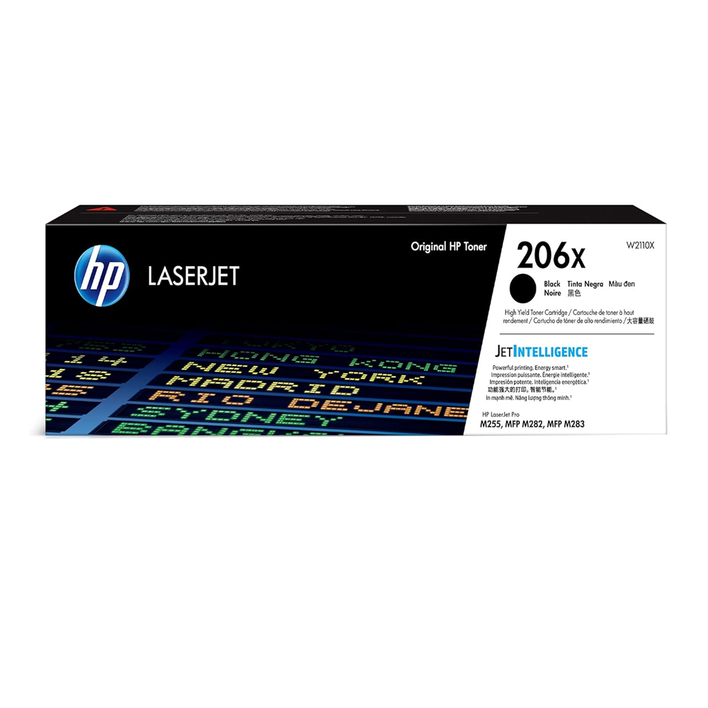 TONER HP 206X NEGRO (W2110X) LASERJET M255/M283 3150 PAG - 1