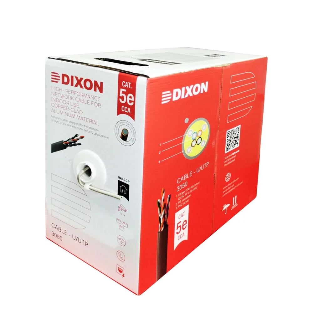 CABLE RED DIXON 3050 CAT5E CCA 305 METROS - 1