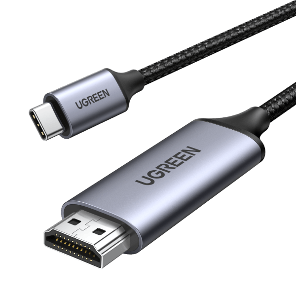 CABLE UGREEN USB TIPO C A HDMI 4K PARA CELULAR LAPTOP Y PC - 1
