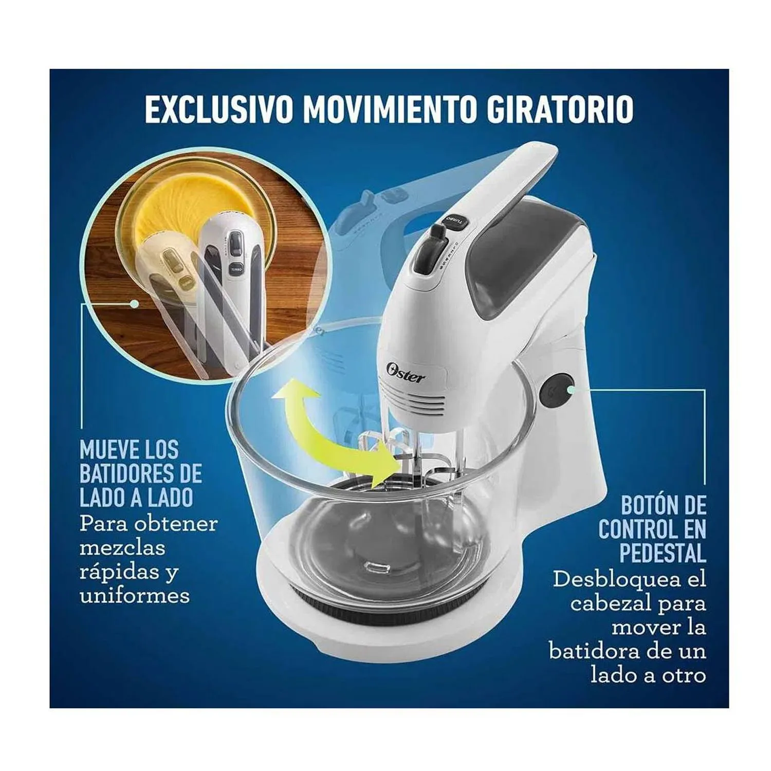 BATIDORA OSTER FPSTHS3611 DE MANO Y PEDESTAL - 5