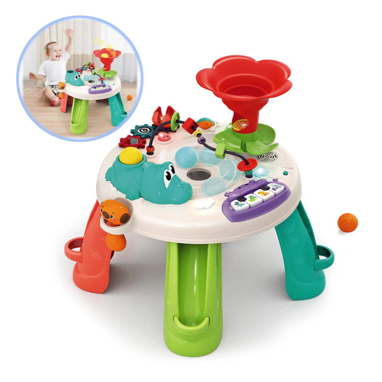 JUGUETE MESA INTERACTIVO MUSICAL HOLA E8999 - 1