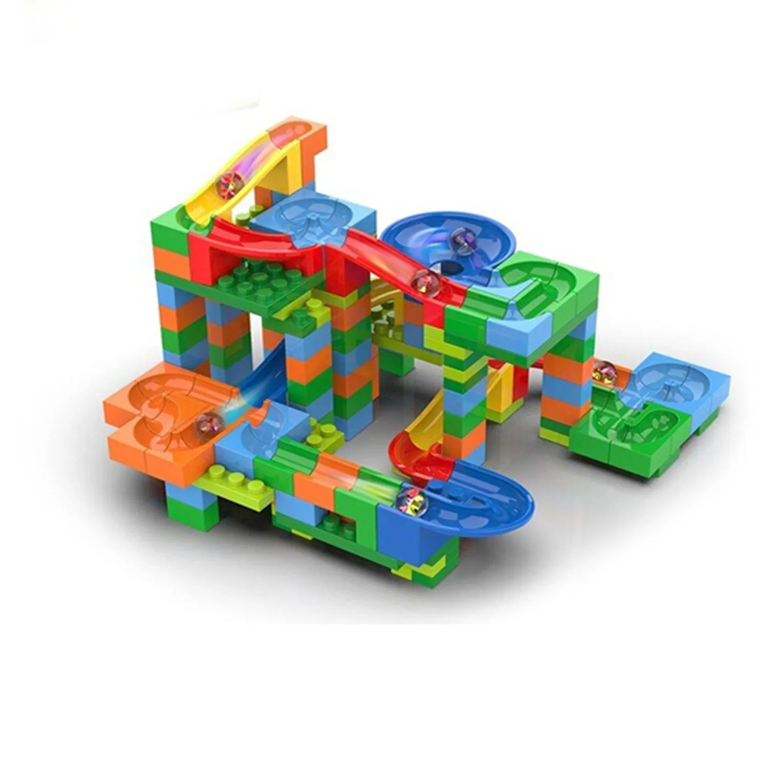 BLOQUES CONSTRUCCIÓN TRACK MAZE 180PCS - 2