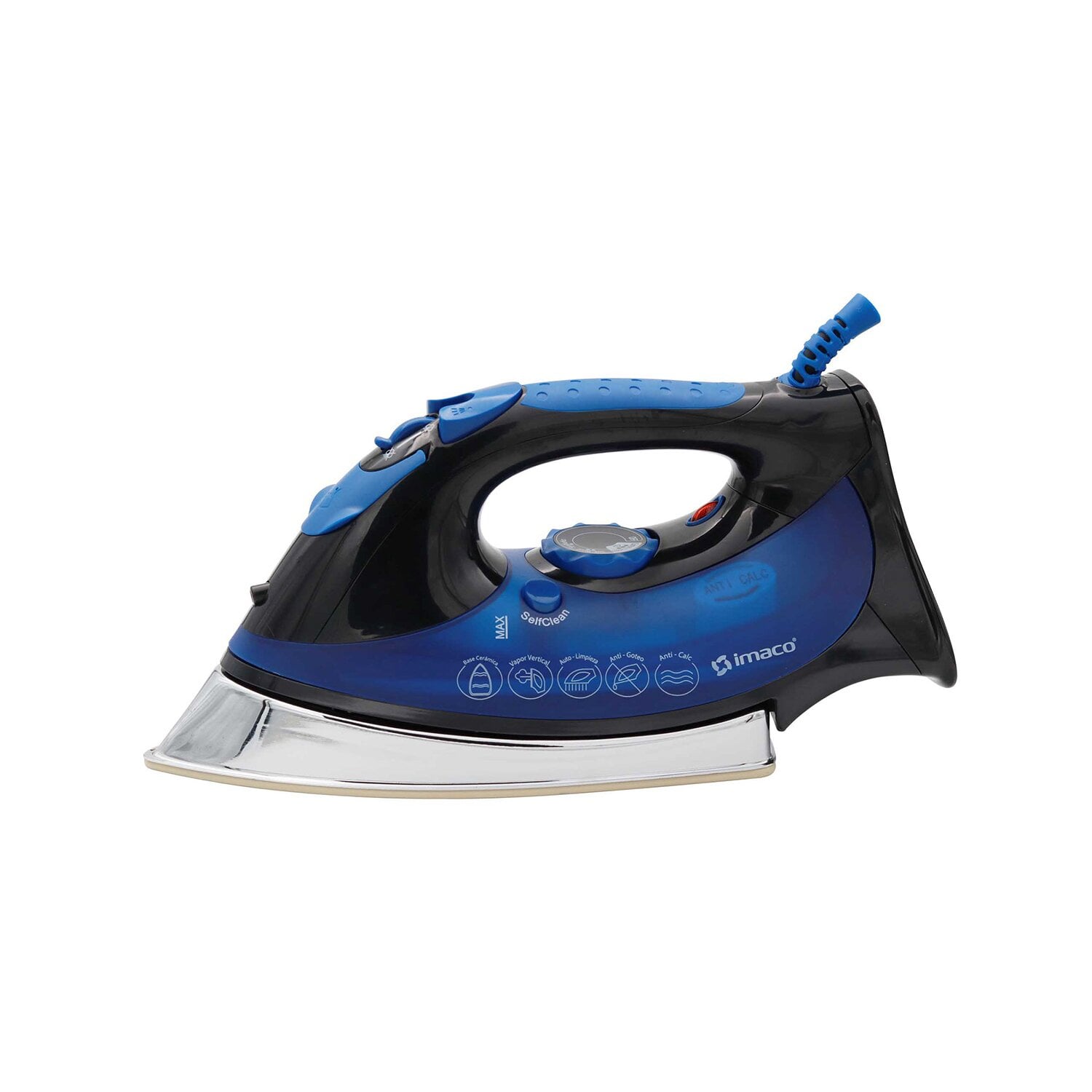 PLANCHA A VAPOR IMACO ETA8588B CON BASE CERÁMICA - 4