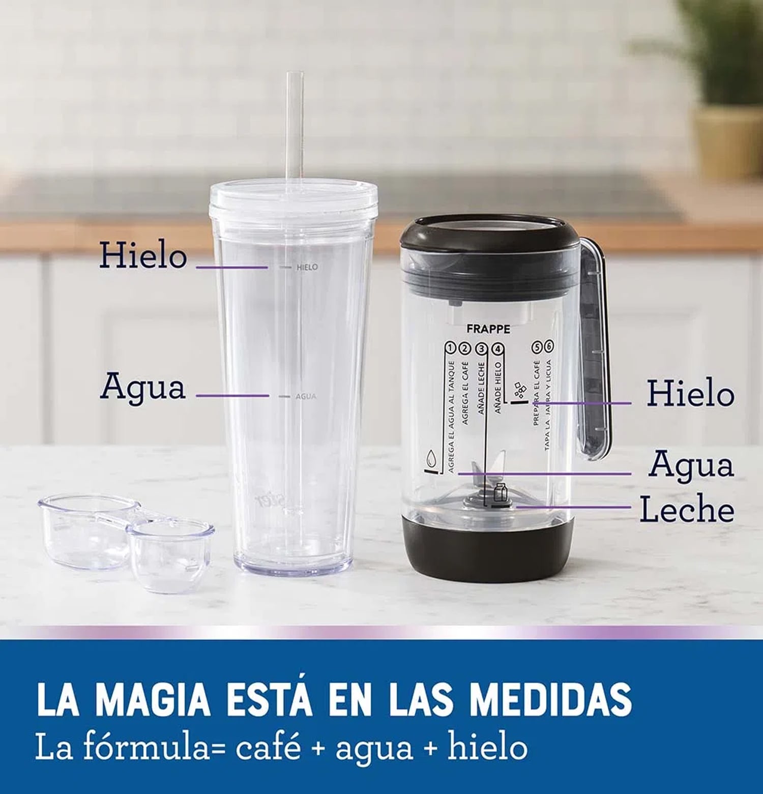 CAFETERA OSTER BVSTDC03B FRAPPÉ CON LICUADORA - 5