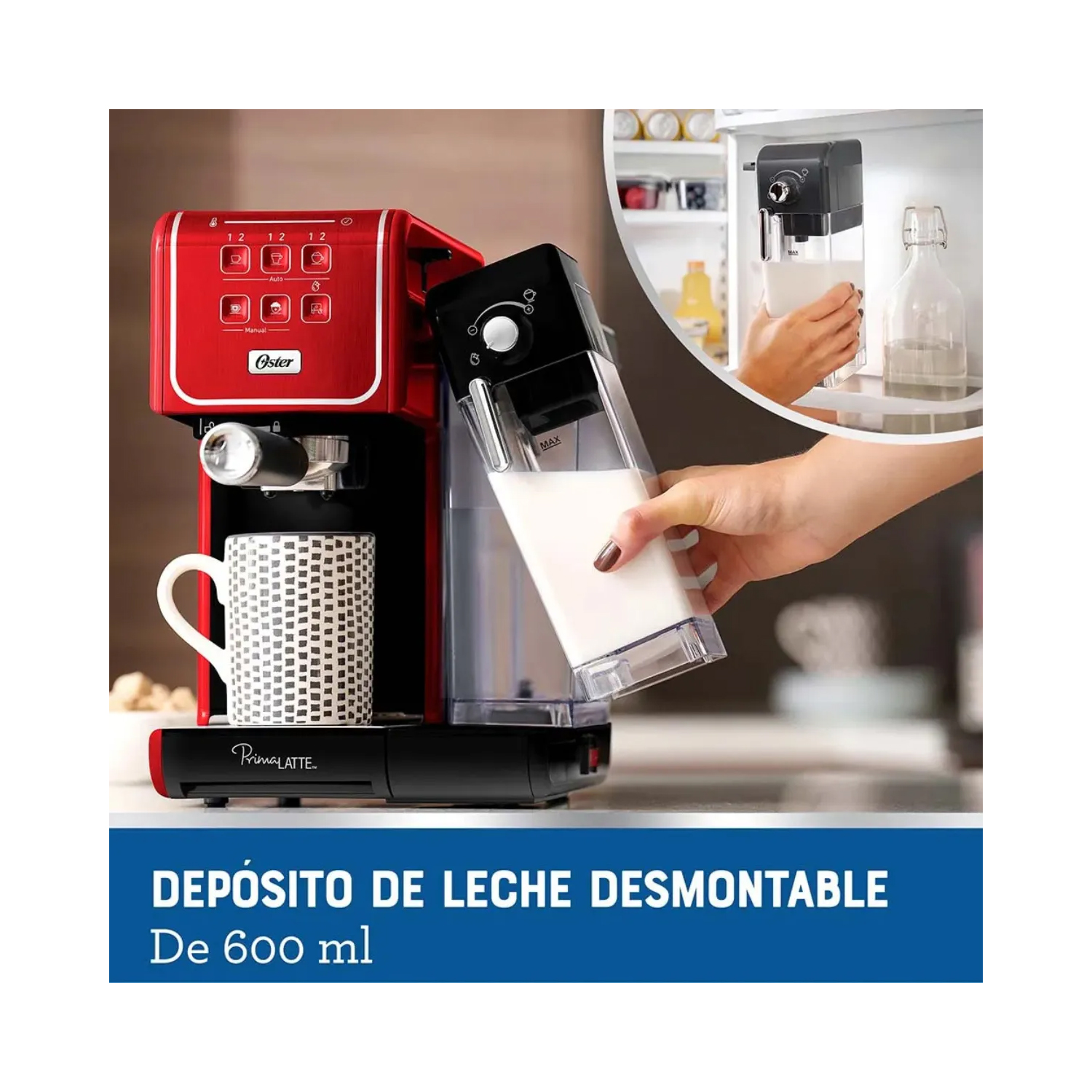 CAFETERA OSTER BVSTEM6801R PRIMALATTE AUTOMATICA - 5
