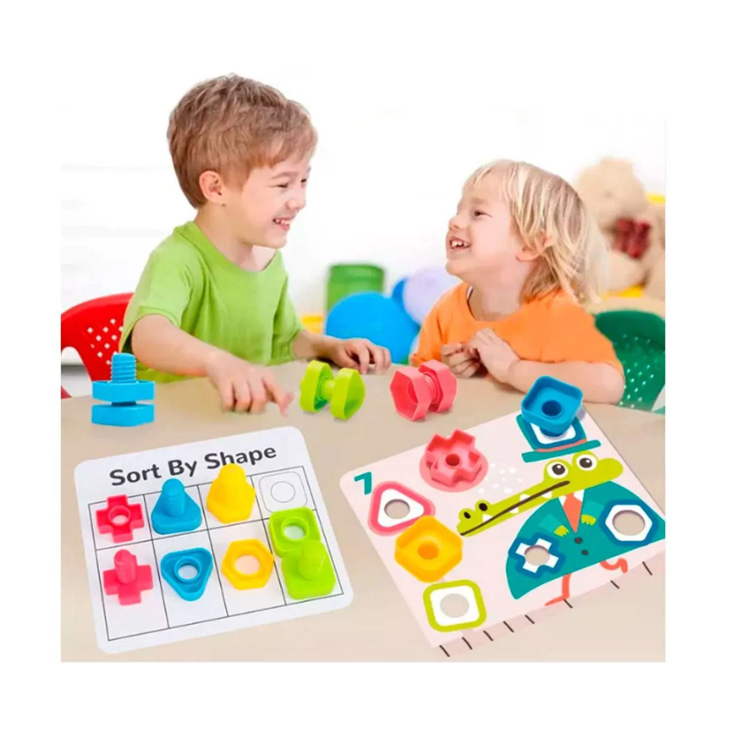 JUEGO DE ACTIVIDADES DE TUERCAS Y TORNILLOS M7K - 5