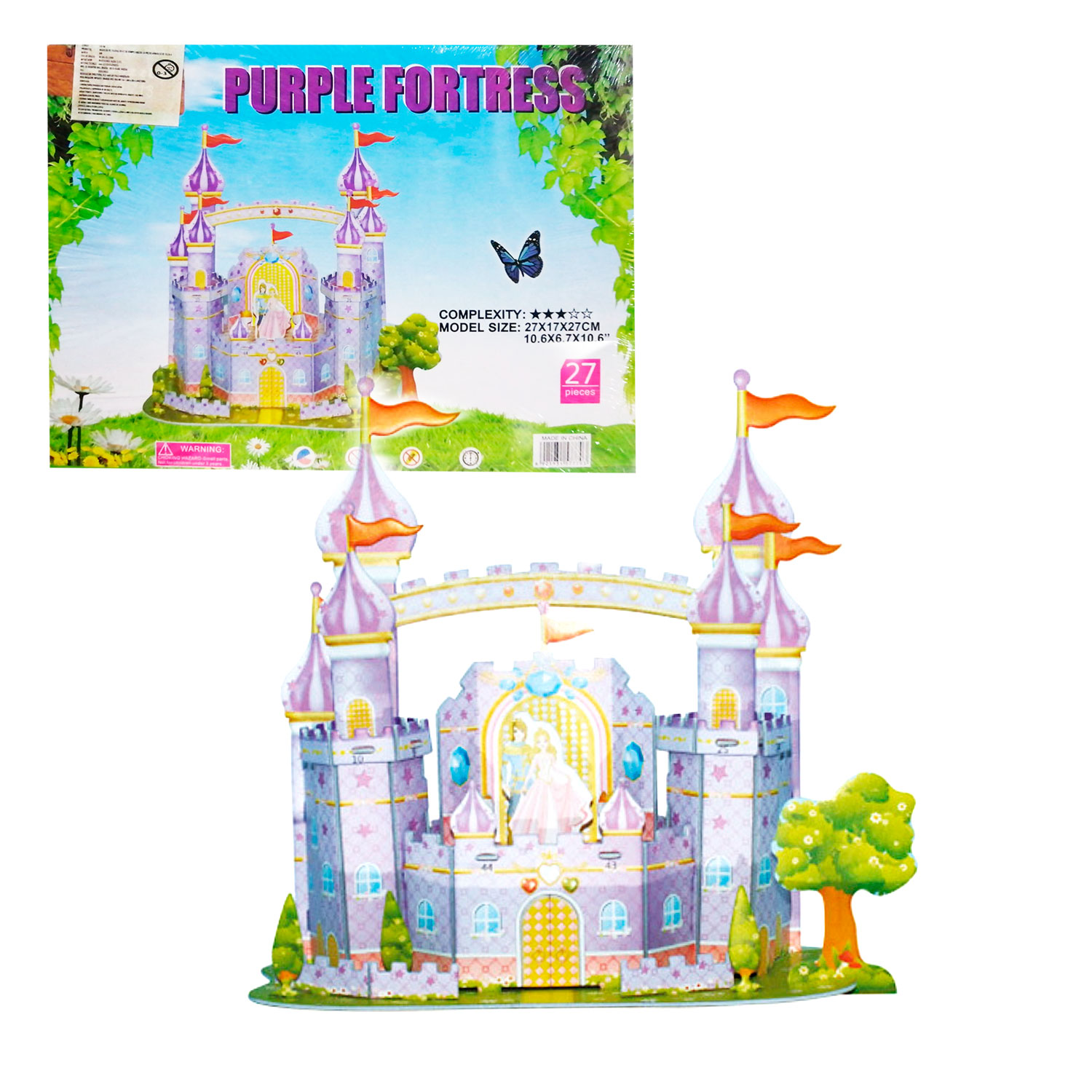 ROMPECABEZA 3D DE CARTÓN CASTILLO FANTASTICOS X1 ALEATORIO - 2