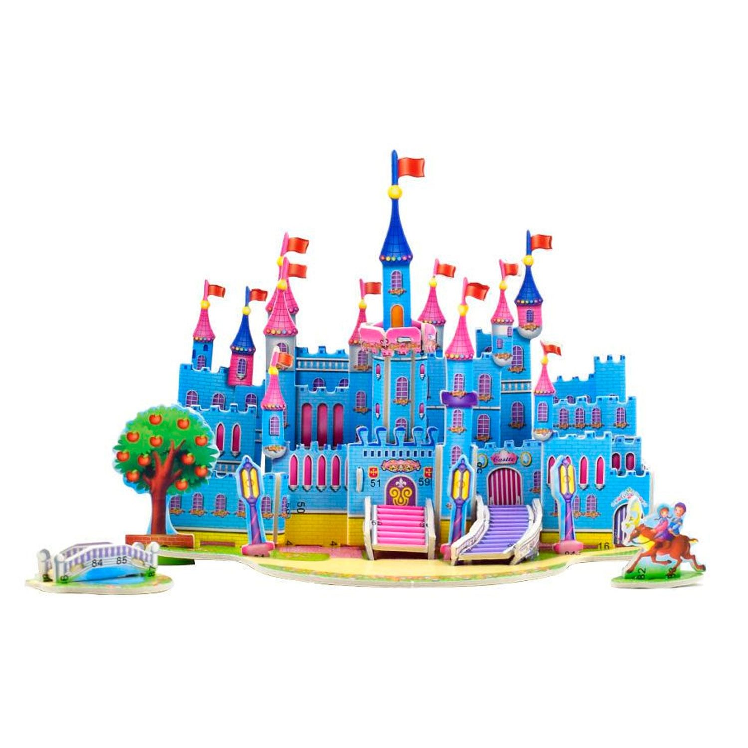 ROMPECABEZA 3D DE CARTÓN CASTILLO FANTASTICOS X1 ALEATORIO - 6