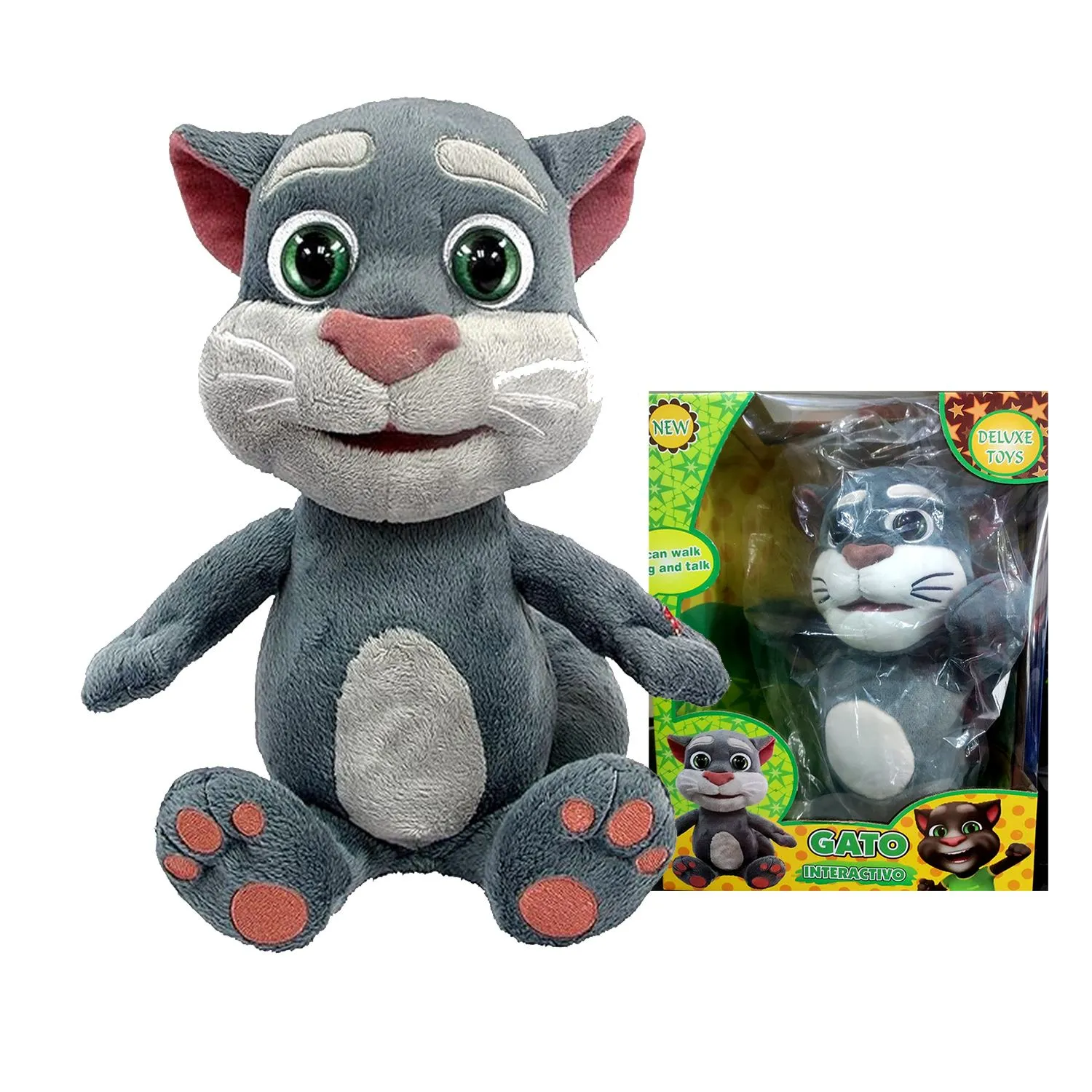 PELUCHE INTERACTIVO GATO TALKING TOM - 1