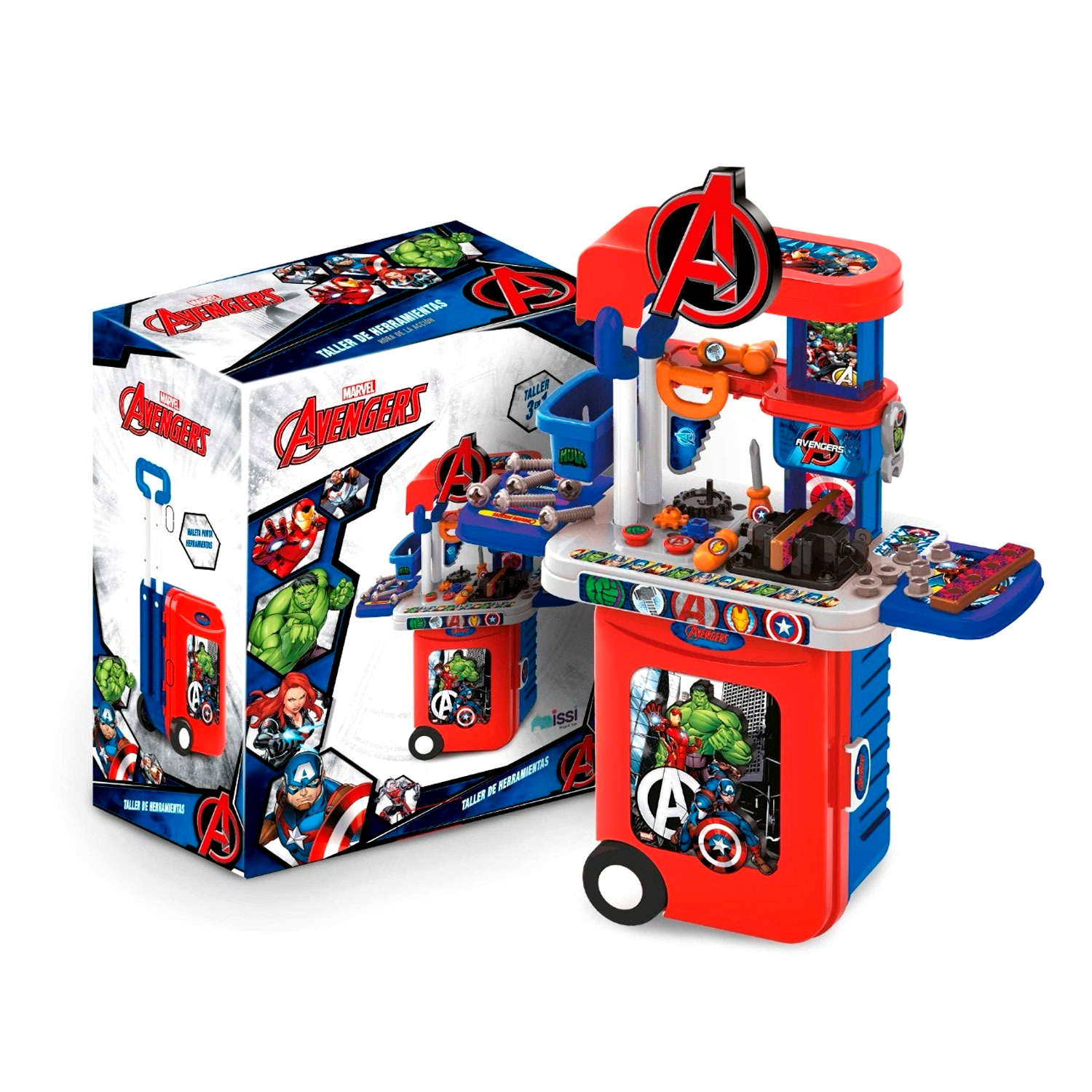 SET MARVEL HERRAMIENTAS Y MALETA 3 EN 1 AVENGERS - 3