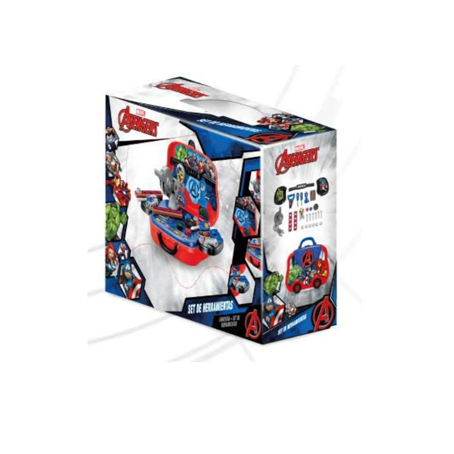 SET DE HERRAMIENTAS Y LONCHERA 2 EN 1 AVENGERS EODS008-918A - 4
