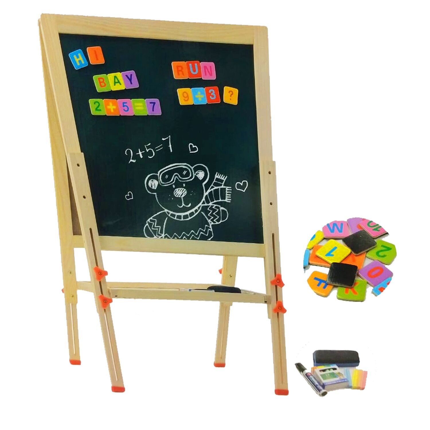 PIZARRA AJUSTABLE MAGNÉTICO MULTICOLOR HX-432 - 2