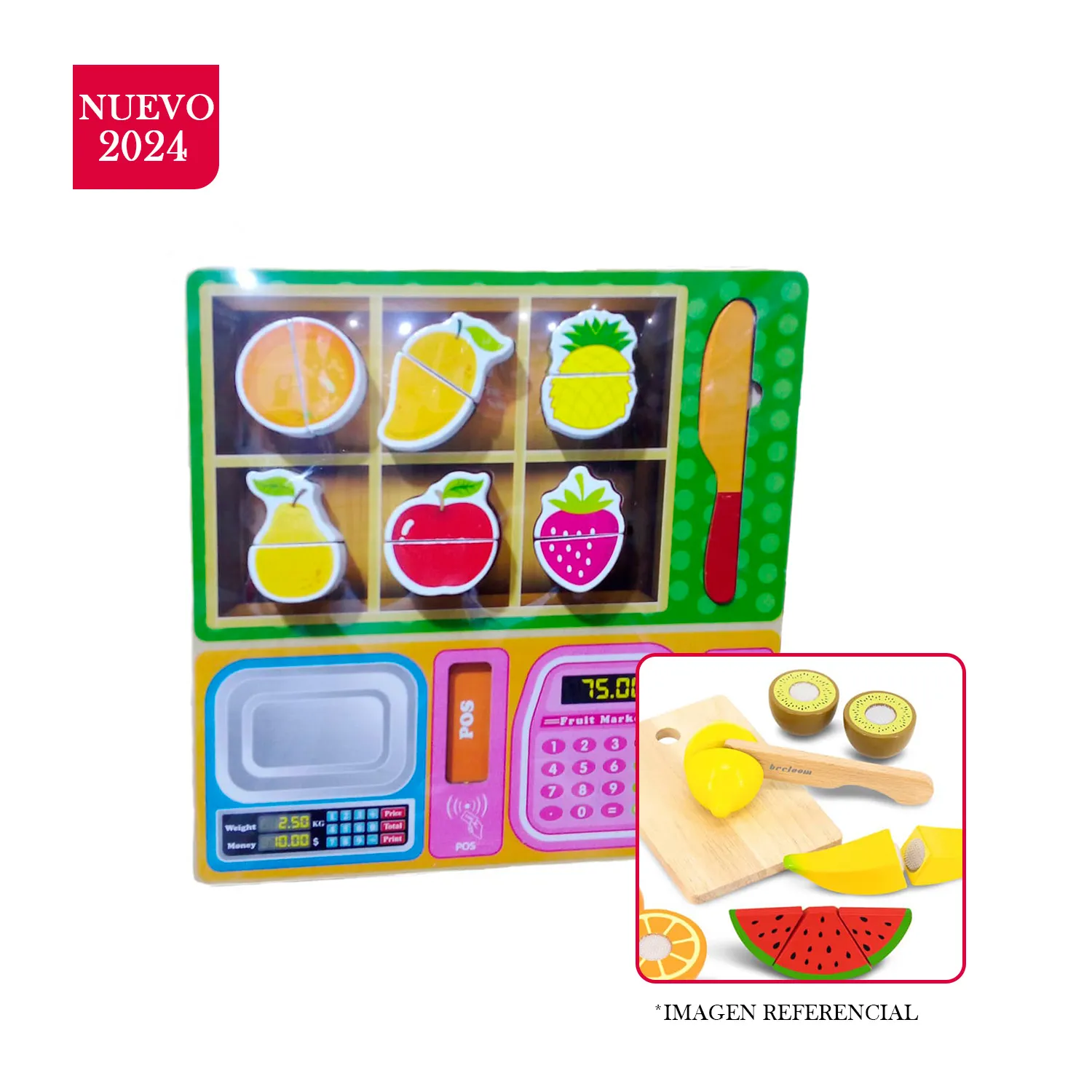 JUEGO DIDÁCTICO ROMPECABEZAS FRUTA PARTIDA 	W260-29 - 1